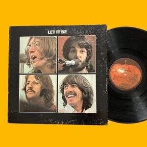 The Beatles Let It Be Vintage Vinyl Record LP Winchester Press